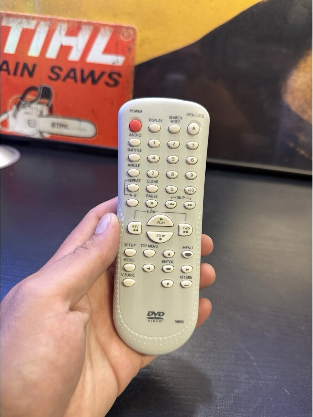 NB050 DVD Video Player Remote Control OEM Replacement Tested Working